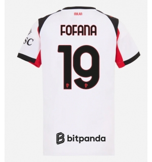 AC Milan Youssouf Fofana #19 Bortedrakt Dame 2025-26 Kortermet