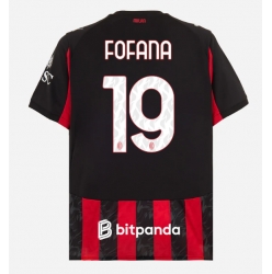 AC Milan Youssouf Fofana #19 Hjemmedrakt 2025-26 Kortermet