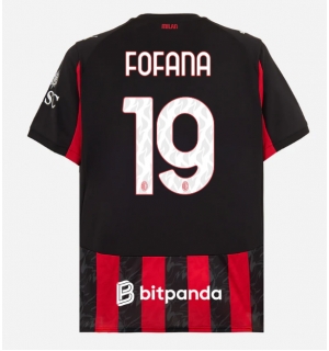 AC Milan Youssouf Fofana #19 Hjemmedrakt 2025-26 Kortermet