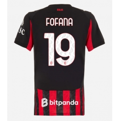 AC Milan Youssouf Fofana #19 Hjemmedrakt Dame 2025-26 Kortermet