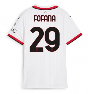 AC Milan Youssouf Fofana #29 Bortedrakt Dame 2024-25 Kortermet