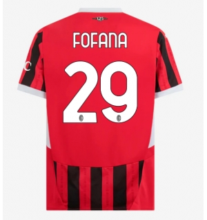 AC Milan Youssouf Fofana #29 Hjemmedrakt 2024-25 Kortermet