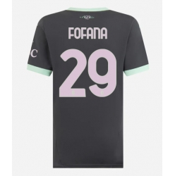 AC Milan Youssouf Fofana #29 Tredjedrakt Dame 2024-25 Kortermet
