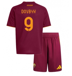 AS Roma Artem Dovbyk #9 Hjemmedraktsett Barn 2025-26 Kortermet (+ Korte bukser)