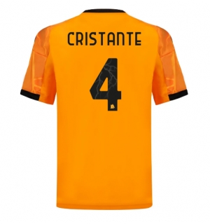 AS Roma Bryan Cristante #4 Bortedrakt 2025-26 Kortermet