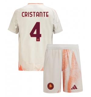 AS Roma Bryan Cristante #4 Bortedraktsett Barn 2024-25 Kortermet (+ Korte bukser)