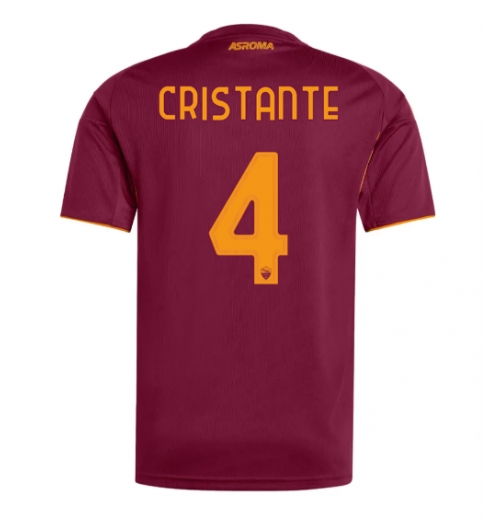 AS Roma Bryan Cristante #4 Hjemmedrakt 2025-26 Kortermet AS Roma Bryan Cristante #4 Hjemmedrakt 2025-26 Kortermet
