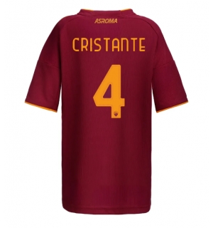 AS Roma Bryan Cristante #4 Hjemmedrakt Dame 2025-26 Kortermet