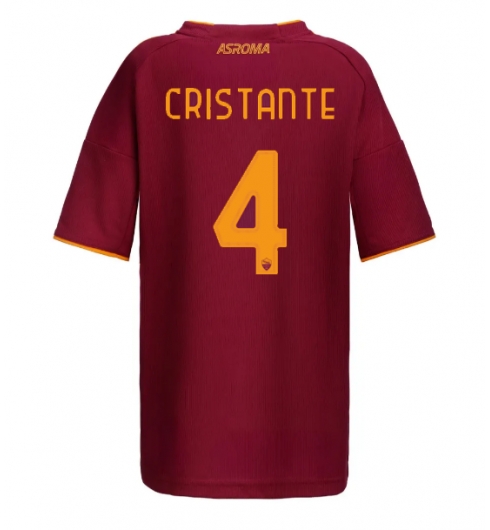 AS Roma Bryan Cristante #4 Hjemmedrakt Dame 2025-26 Kortermet AS Roma Bryan Cristante #4 Hjemmedrakt Dame 2025-26 Kortermet
