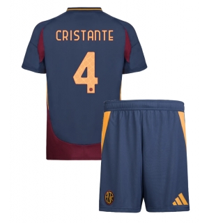 AS Roma Bryan Cristante #4 Tredjedraktsett Barn 2024-25 Kortermet (+ Korte bukser)