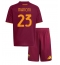 AS Roma Gianluca Mancini #23 Hjemmedraktsett Barn 2025-26 Kortermet (+ Korte bukser)