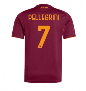 AS Roma Lorenzo Pellegrini #7 Hjemmedrakt 2025-26 Kortermet
