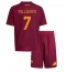 AS Roma Lorenzo Pellegrini #7 Hjemmedraktsett Barn 2025-26 Kortermet (+ Korte bukser)