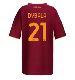 AS Roma Paulo Dybala #21 Hjemmedrakt Dame 2025-26 Kortermet