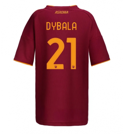 AS Roma Paulo Dybala #21 Hjemmedrakt Dame 2025-26 Kortermet AS Roma Paulo Dybala #21 Hjemmedrakt Dame 2025-26 Kortermet