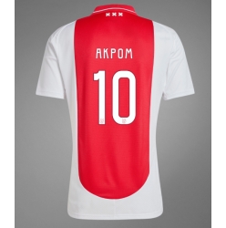 Ajax Chuba Akpom #10 Hjemmedrakt 2024-25 Kortermet