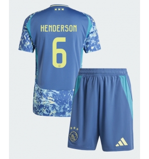 Ajax Jordan Henderson #6 Bortedraktsett Barn 2024-25 Kortermet (+ Korte bukser)