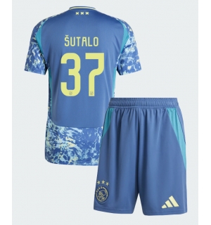 Ajax Josip Sutalo #37 Bortedraktsett Barn 2024-25 Kortermet (+ Korte bukser)