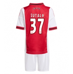 Ajax Josip Sutalo #37 Hjemmedraktsett Barn 2025-26 Kortermet (+ Korte bukser)