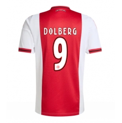 Ajax Kasper Dolberg #9 Hjemmedrakt 2025-26 Kortermet