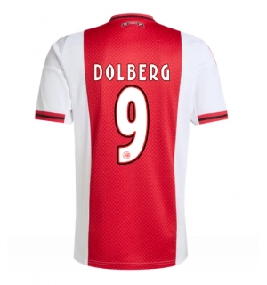 Ajax Kasper Dolberg #9 Hjemmedrakt 2025-26 Kortermet