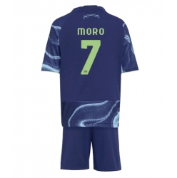 Ajax Raul Moro #7 Bortedraktsett Barn 2025-26 Kortermet (+ Korte bukser)