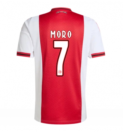 Ajax Raul Moro #7 Hjemmedrakt 2025-26 Kortermet Ajax Raul Moro #7 Hjemmedrakt 2025-26 Kortermet