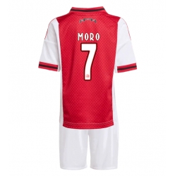 Ajax Raul Moro #7 Hjemmedraktsett Barn 2025-26 Kortermet (+ Korte bukser)