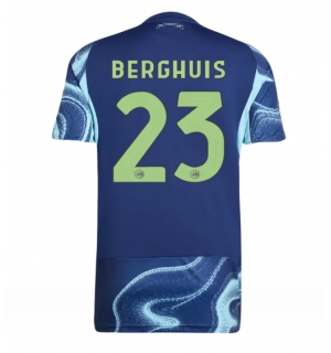 Ajax Steven Berghuis #23 Bortedrakt 2025-26 Kortermet