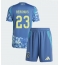 Ajax Steven Berghuis #23 Bortedraktsett Barn 2024-25 Kortermet (+ Korte bukser)