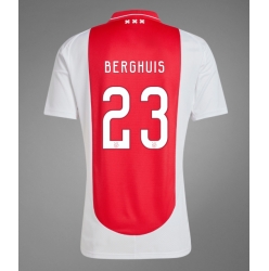 Ajax Steven Berghuis #23 Hjemmedrakt 2024-25 Kortermet