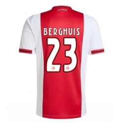 Ajax Steven Berghuis #23 Hjemmedrakt 2025-26 Kortermet