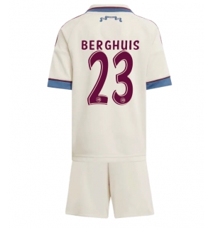 Ajax Steven Berghuis #23 Tredjedraktsett Barn 2025-26 Kortermet (+ Korte bukser)