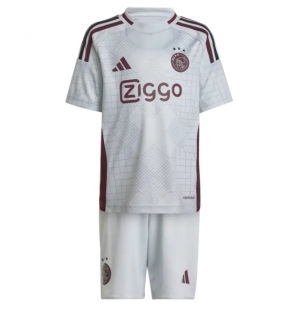 Ajax Tredjedraktsett Barn 2024-25 Kortermet (+ Korte bukser)