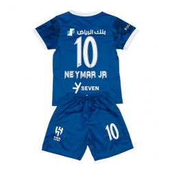 Al-Hilal Neymar Jr #10 Hjemmedraktsett Barn 2024-25 Kortermet (+ Korte bukser)