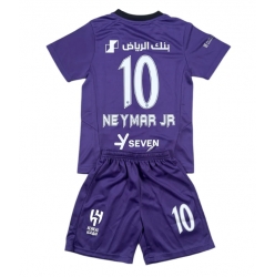 Al-Hilal Neymar Jr #10 Tredjedraktsett Barn 2024-25 Kortermet (+ Korte bukser)