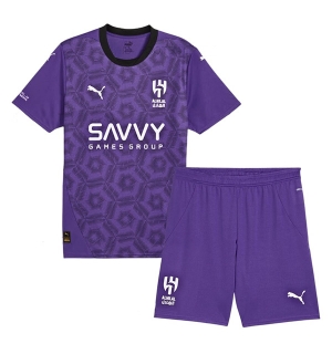 Al-Hilal Tredjedraktsett Barn 2024-25 Kortermet (+ Korte bukser)