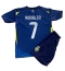 Al-Nassr Cristiano Ronaldo #7 Bortedraktsett Barn 2024-25 Kortermet (+ Korte bukser)