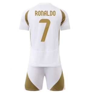 Al-Nassr Cristiano Ronaldo #7 Tredjedraktsett Barn 2024-25 Kortermet (+ Korte bukser)