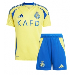 Al-Nassr Hjemmedraktsett Barn 2024-25 Kortermet (+ Korte bukser)