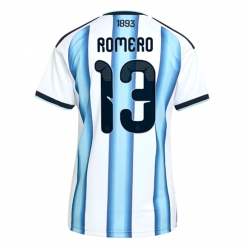 Argentina Cristian Romero #13 Hjemmedrakt Dame VM 2026 Kortermet
