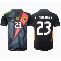 Argentina Emiliano Martinez #23 Keeper Hjemmedrakt Copa America 2024 Kortermet