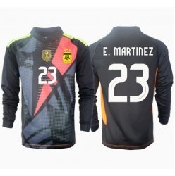Argentina Emiliano Martinez #23 Keeper Hjemmedrakt Copa America 2024 Langermet