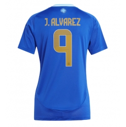 Argentina Julian Alvarez #9 Bortedrakt Dame Copa America 2024 Kortermet