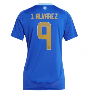 Argentina Julian Alvarez #9 Bortedrakt Dame Copa America 2024 Kortermet