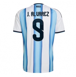 Argentina Julian Alvarez #9 Hjemmedrakt VM 2026 Kortermet