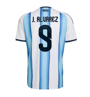 Argentina Julian Alvarez #9 Hjemmedrakt VM 2026 Kortermet