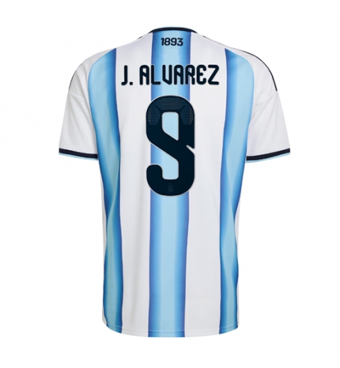 Argentina Julian Alvarez #9 Hjemmedrakt VM 2026 Kortermet Argentina Julian Alvarez #9 Hjemmedrakt VM 2026 Kortermet