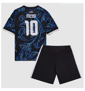 Argentina Lionel Messi #10 Bortedraktsett Barn VM 2026 Kortermet (+ Korte bukser)