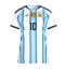Argentina Lionel Messi #10 Hjemmedrakt Dame VM 2026 Kortermet Argentina Lionel Messi #10 Hjemmedrakt Dame VM 2026 Kortermet